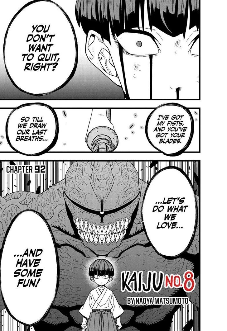 Kaiju No. 8 Chapter 92